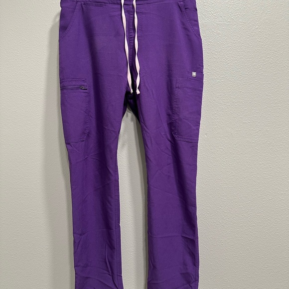 Figs Pants - Figs Purple Scrubs,medium,drawstring,medical,dental,uniform